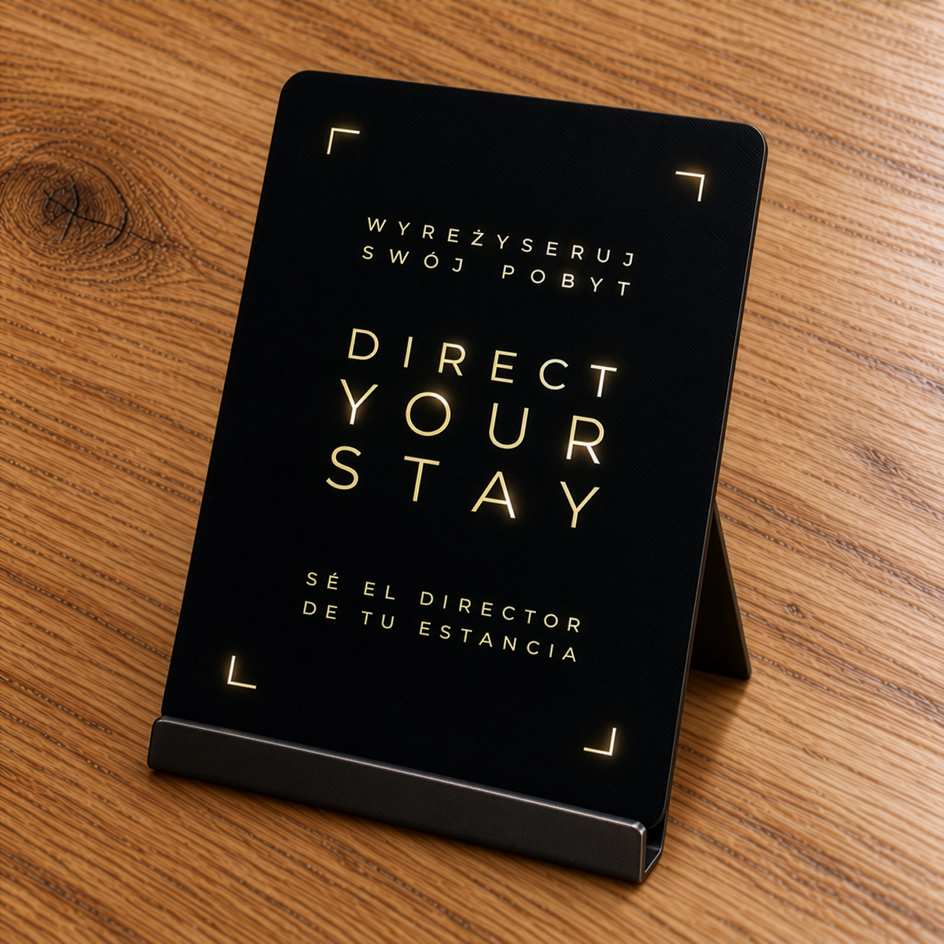 Designing guest experience: the role of haptics, black paper and three-dimensional gilding on welcome cards in ultra-premium rooms