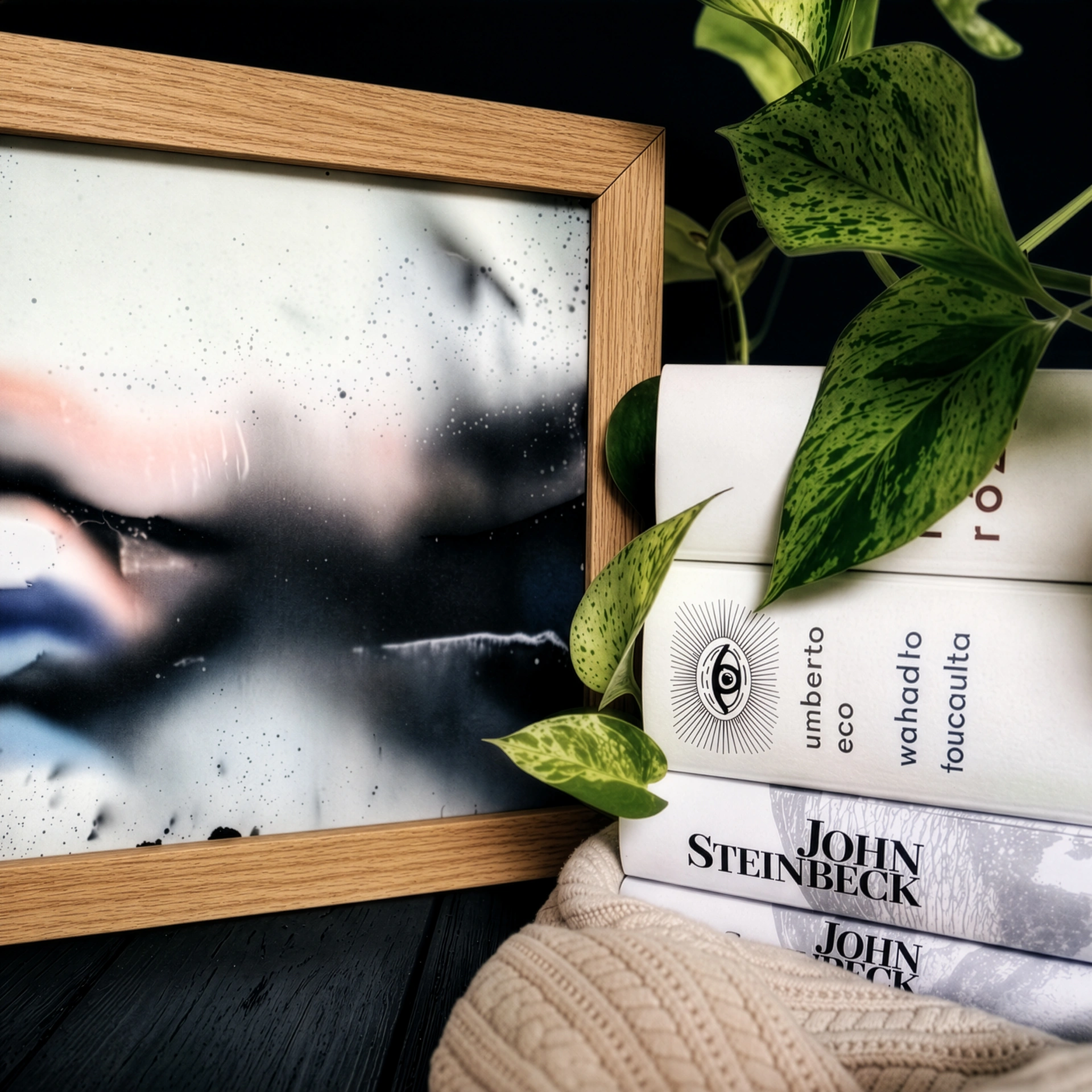 Picture frames without glass: why does removing the glass barrier and direct contact with the paper change how art is received?